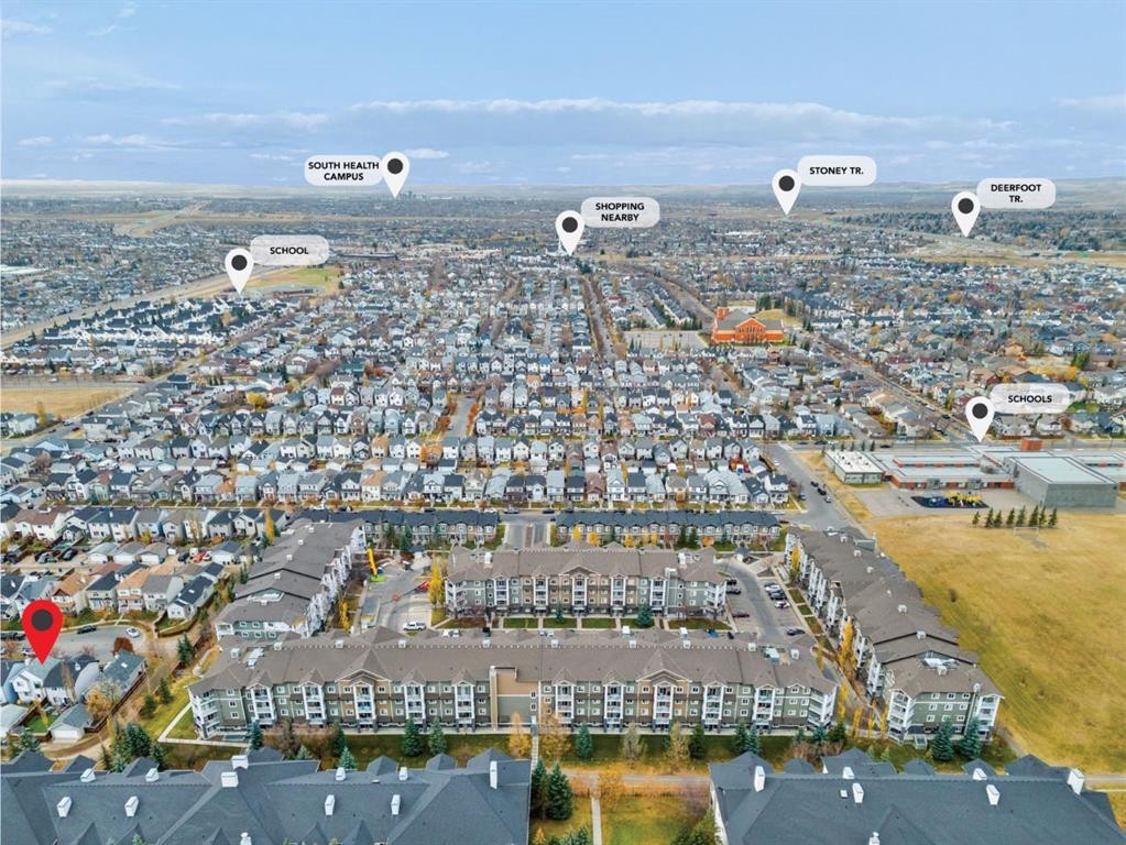 80 Prestwick Bay Se, Calgary, AB - Outdoor With Body Of Water With View