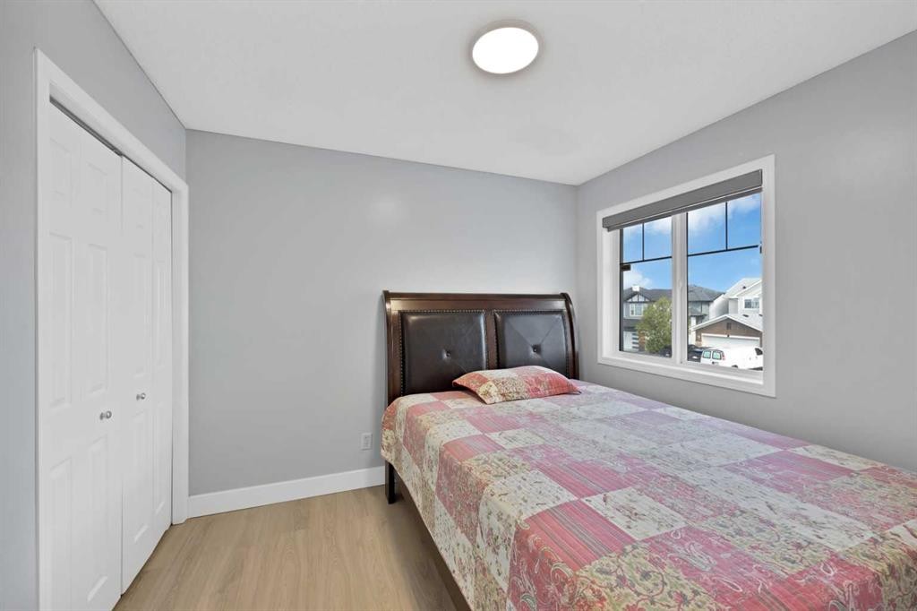 218 Saddlefield Place Ne, Calgary, AB - Indoor Photo Showing Bedroom