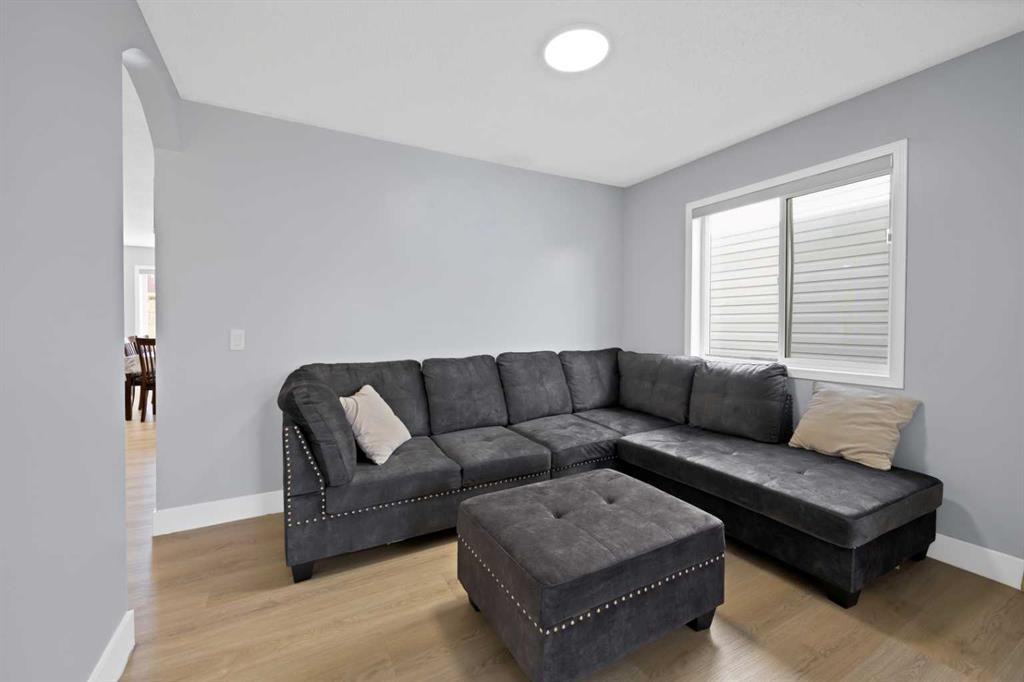 218 Saddlefield Place Ne, Calgary, AB - Indoor Photo Showing Living Room