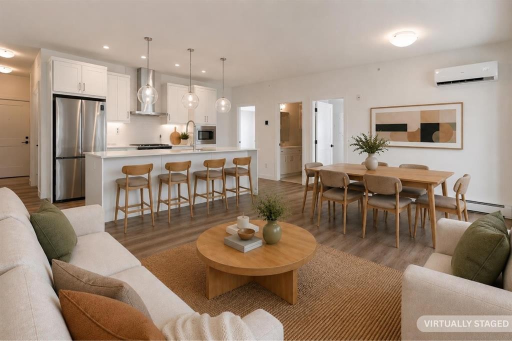 4403-200 Seton Circle Se, Calgary, AB - Indoor Photo Showing Living Room
