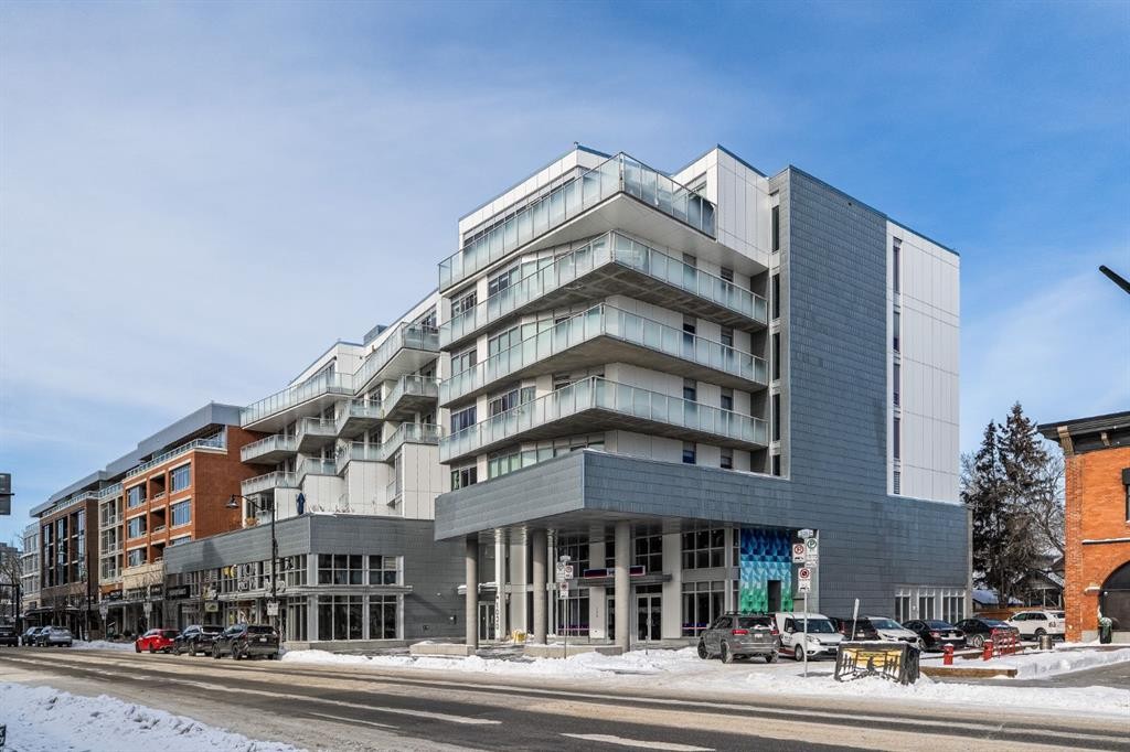 705-1020 9 Avenue Se, Calgary, AB - Outdoor With Balcony
