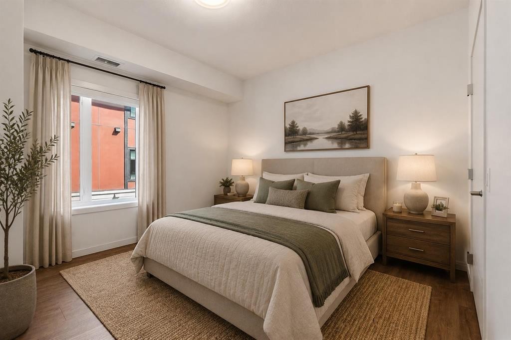 401-24 Mahogany Path Se, Calgary, AB - Indoor Photo Showing Bedroom