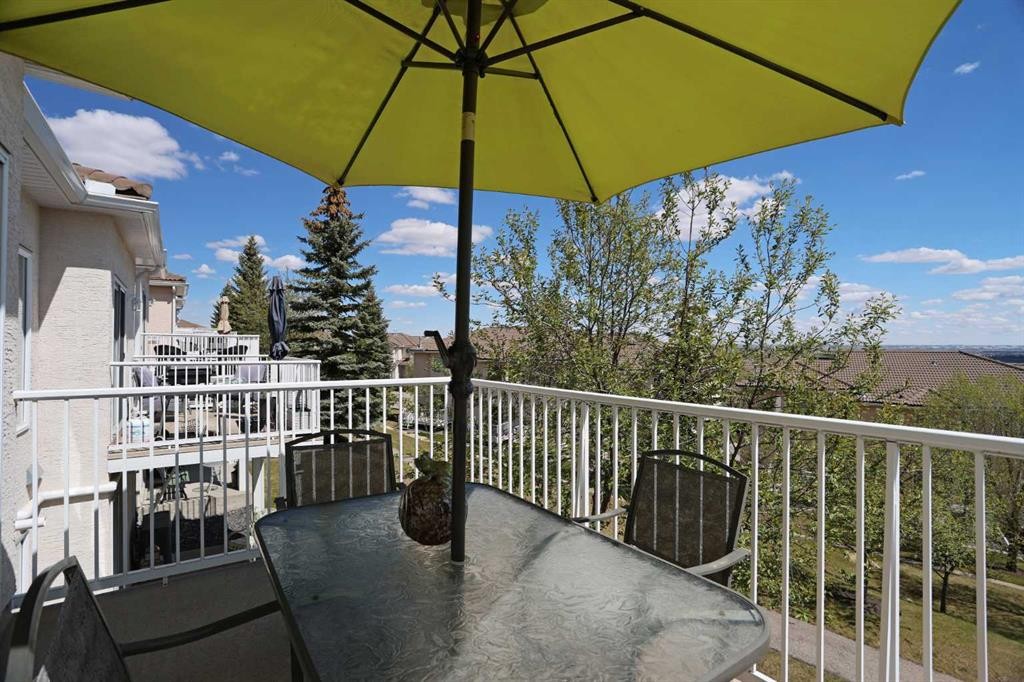 92 Hamptons Link Nw, Calgary, AB - Outdoor With Balcony With Exterior