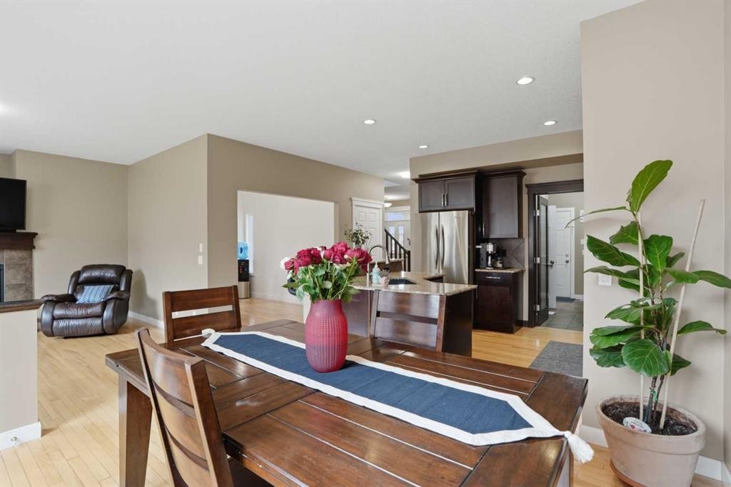 44 Westridge Crescent, Okotoks, AB - Indoor With Fireplace