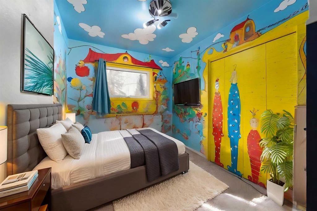 48 Franklin Drive Se, Calgary, AB - Indoor Photo Showing Bedroom
