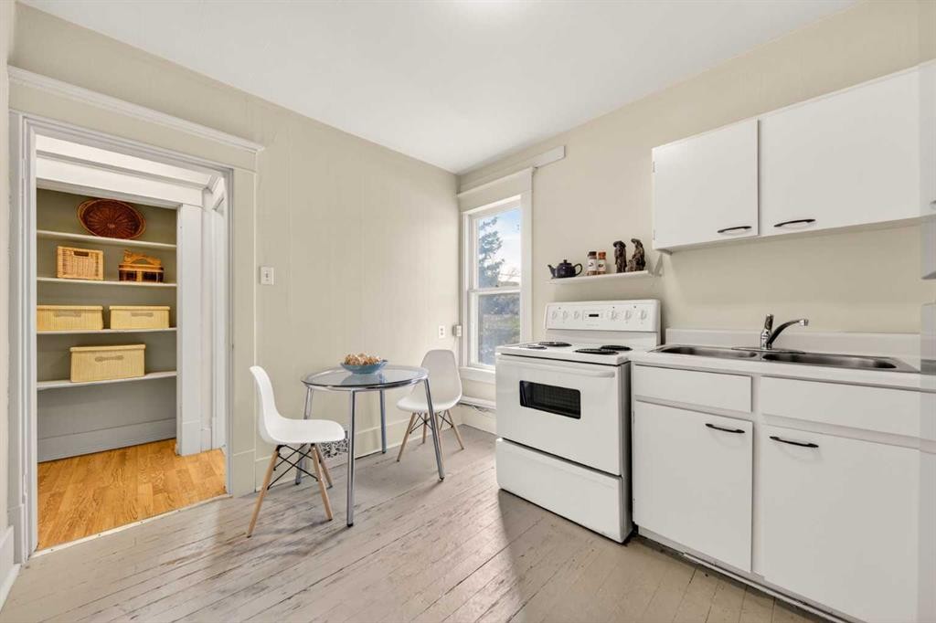 317 21 Avenue Sw, Calgary, AB - Indoor Photo Showing Kitchen With Double Sink
