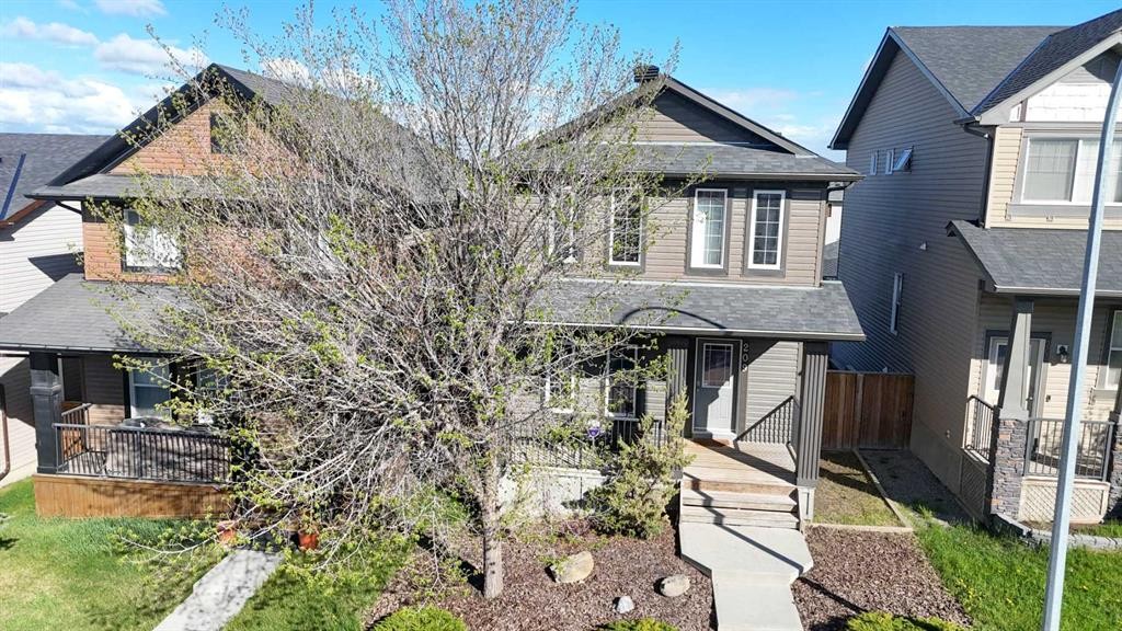 209 Evansdale Landing Nw, Calgary, AB - Outdoor With Deck Patio Veranda