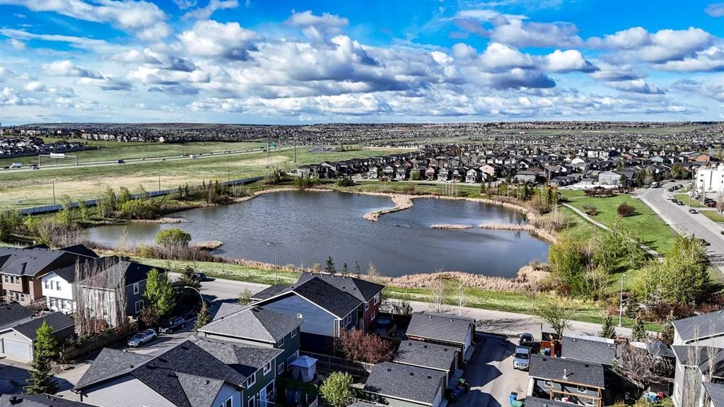 209 Evansdale Landing Nw, Calgary, AB - Outdoor With Body Of Water With View