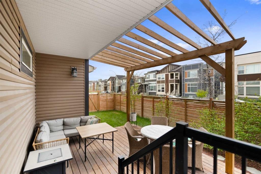 79 Cornerstone Passage Ne, Calgary, AB - Outdoor With Deck Patio Veranda With Exterior