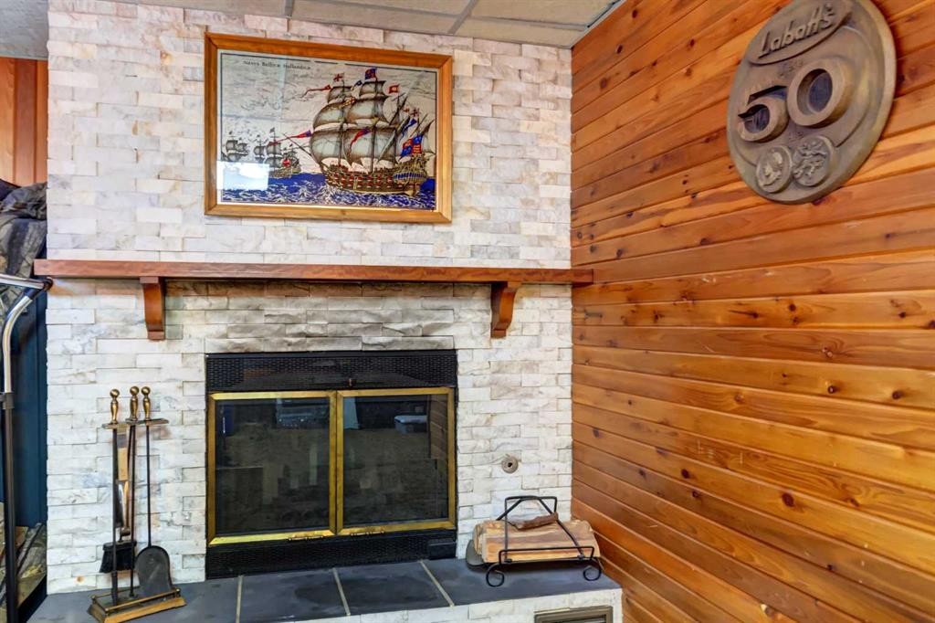 520 Foritana Road Se, Calgary, AB - Indoor With Fireplace