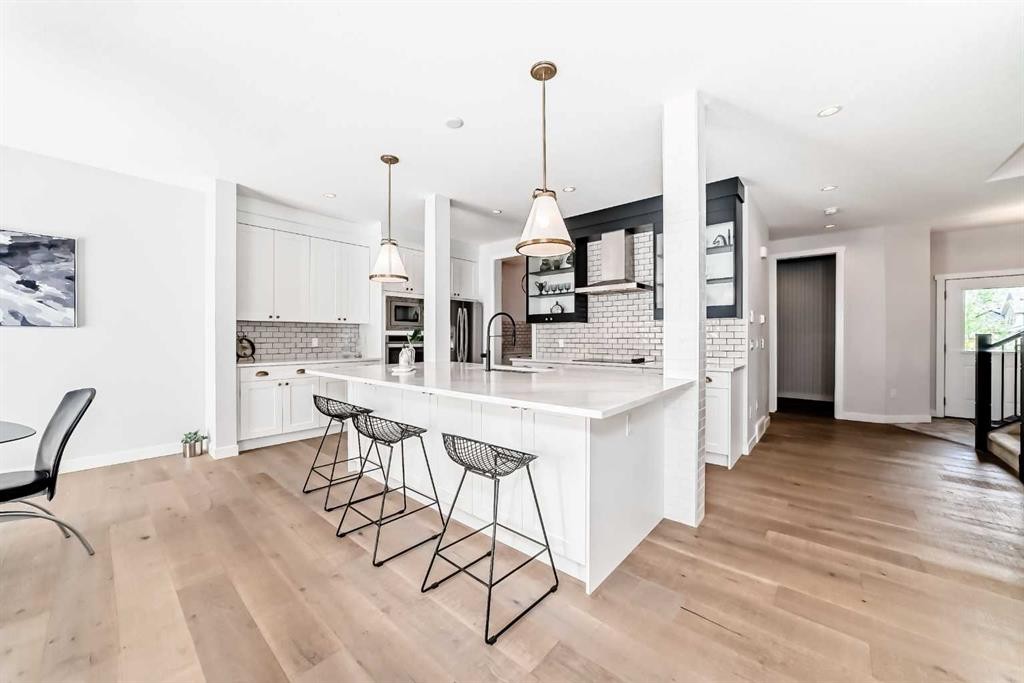 420 Legacy View Se, Calgary, AB - Indoor Photo Showing Kitchen With Upgraded Kitchen