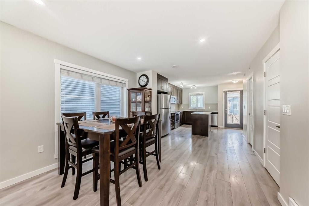 228 Red Embers Way Ne, Calgary, AB - Indoor Photo Showing Dining Room