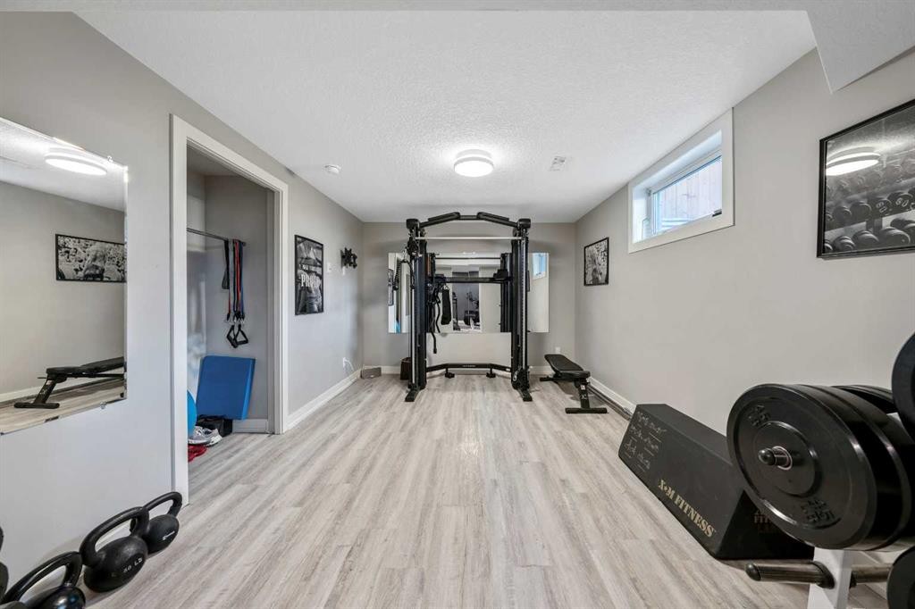 6007 34 Street Sw, Calgary, AB - Indoor Photo Showing Gym Room