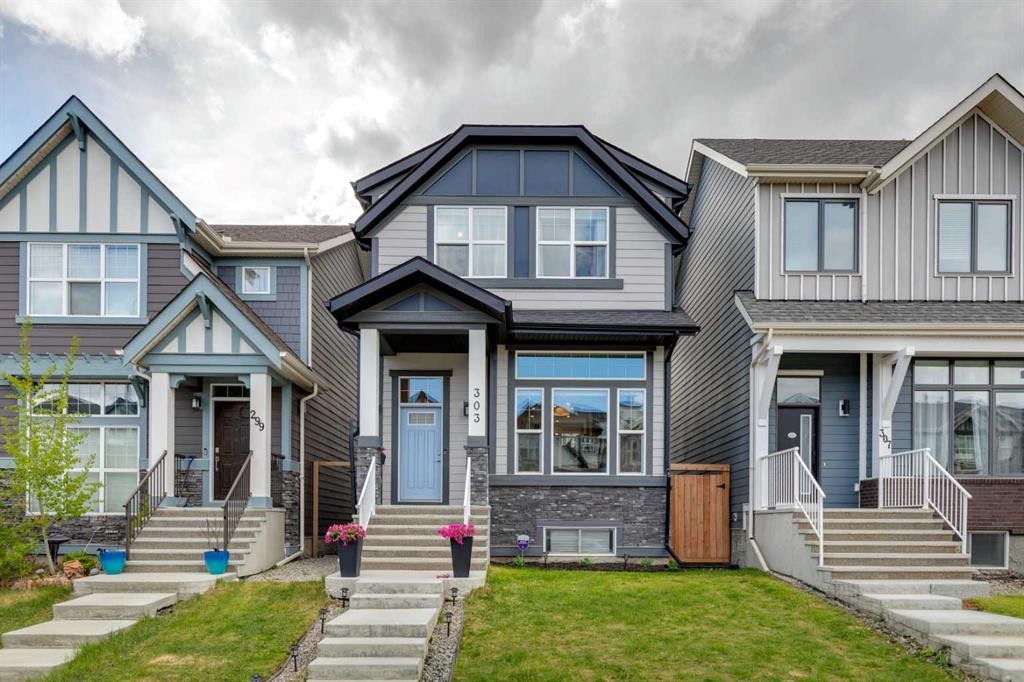 303 Masters Row Se, Calgary, AB - Outdoor With Facade