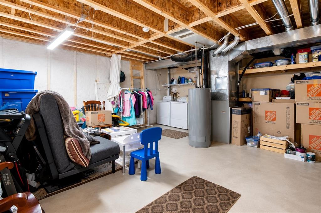 168 Prestwick Heights Se, Calgary, AB - Indoor Photo Showing Basement