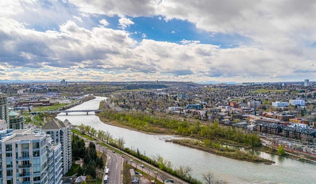 3402-930 6 Avenue Sw, Calgary, AB - Outdoor With View