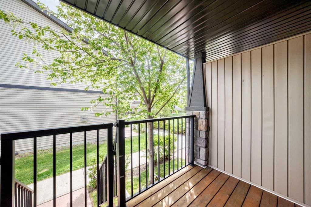 76 Copperpond Landing Se, Calgary, AB - Outdoor With Deck Patio Veranda With Exterior