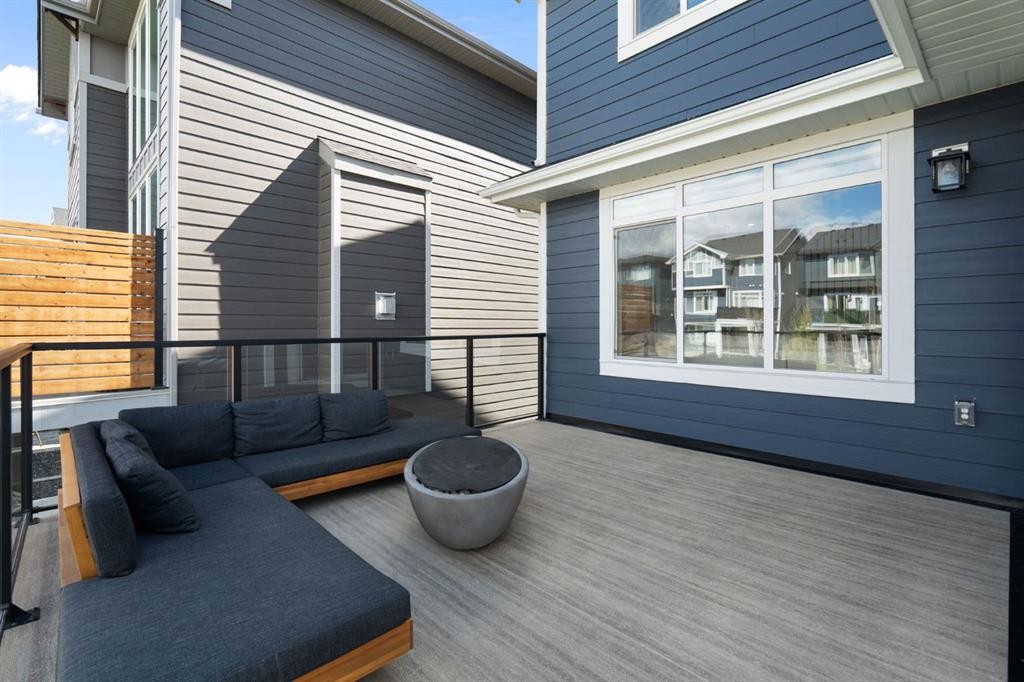 75 Sundown Crescent, Cochrane, AB - Outdoor With Deck Patio Veranda With Exterior