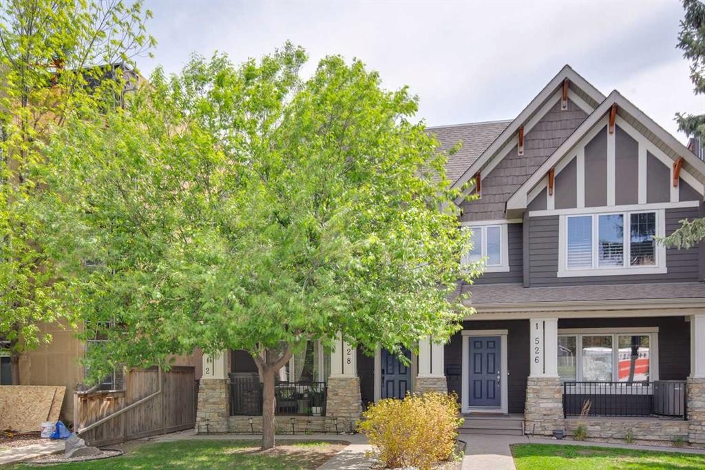 1-528 34 Street Nw, Calgary, AB - Outdoor With Deck Patio Veranda With Facade