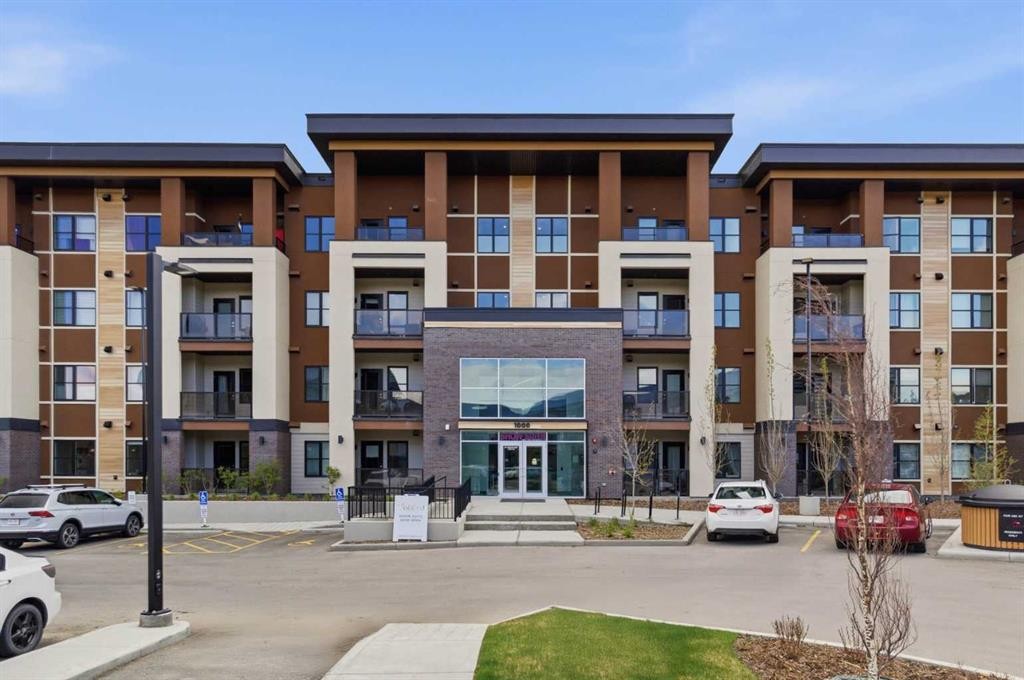 1306-81 Arbour Lake View Nw, Calgary, AB - Outdoor With Balcony With Facade