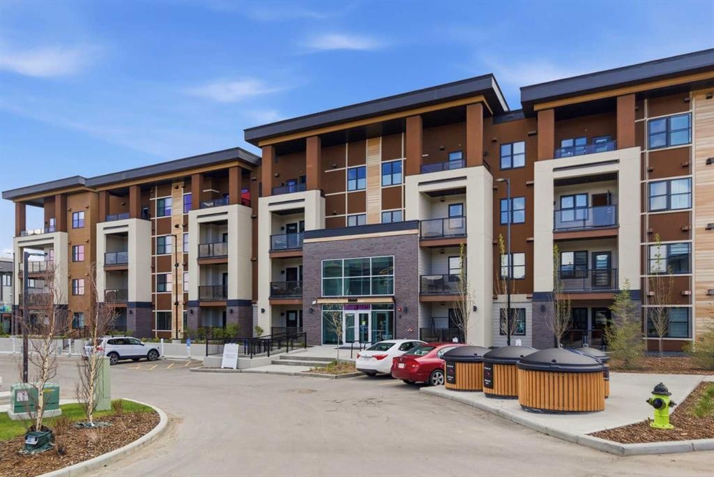 1306-81 Arbour Lake View Nw, Calgary, AB - Outdoor With Balcony With Facade