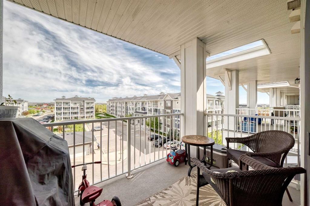 415-300 Auburn Meadows Common Se, Calgary, AB - Outdoor With Balcony With Exterior