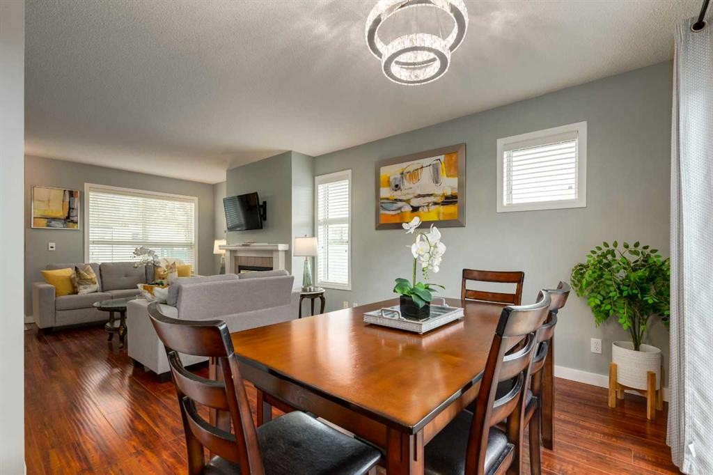 126 Harvest Gold Place Ne, Calgary, AB - Indoor Photo Showing Dining Room