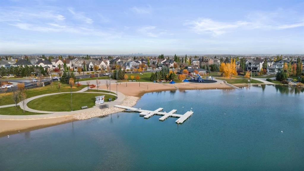 403-122 Mahogany Centre Se, Calgary, AB - Outdoor With Body Of Water With View