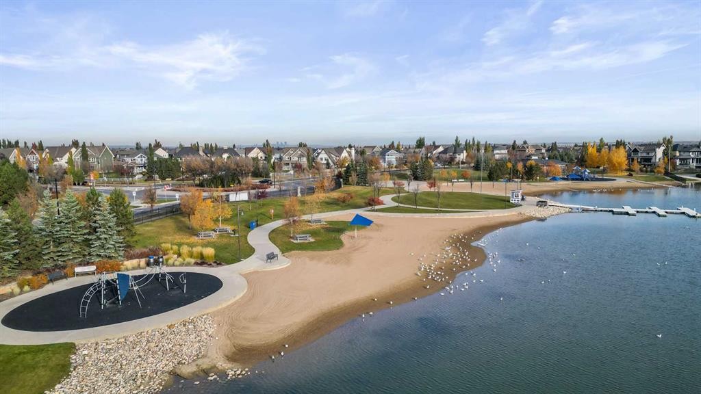 403-122 Mahogany Centre Se, Calgary, AB - Outdoor With Body Of Water With View