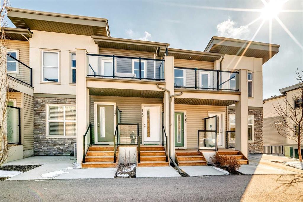 123 Spring Creek Common Sw, Calgary, AB - Outdoor With Balcony With Facade