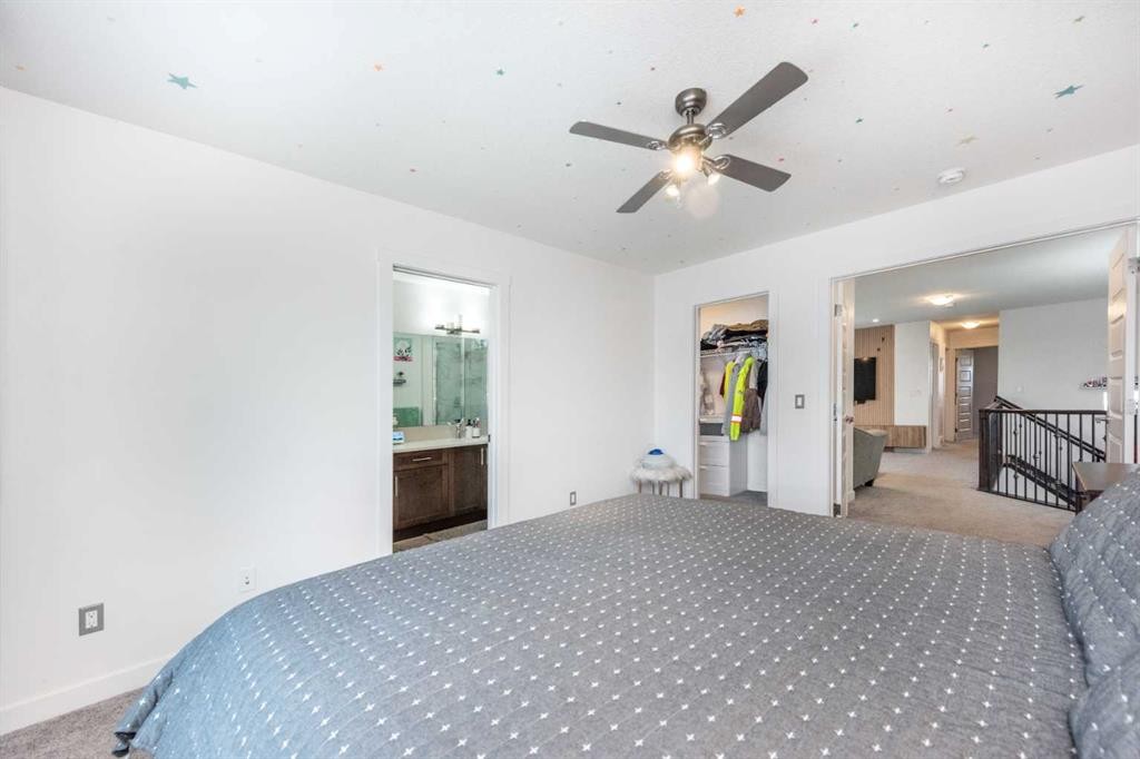 32 Saddlestone Way Ne, Calgary, AB - Indoor Photo Showing Bedroom