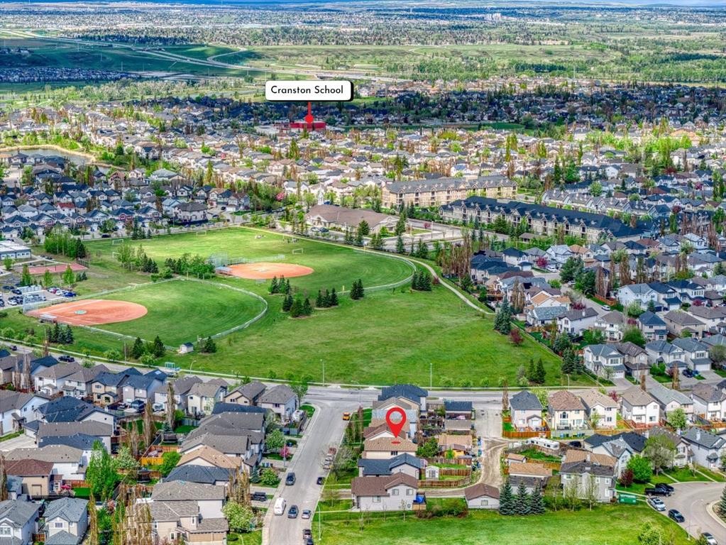 28 Cranberry Lane Se, Calgary, AB - Outdoor With View