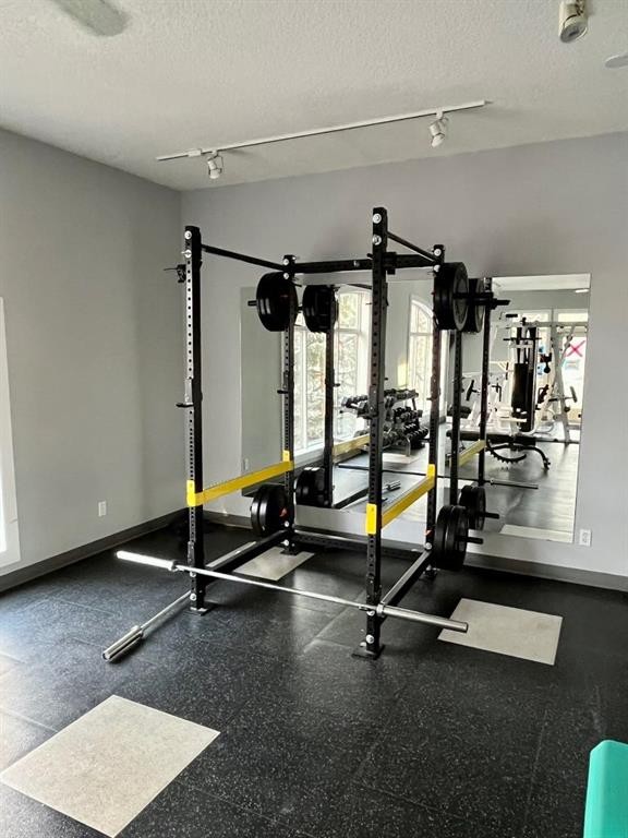 4107-24 Hemlock Crescent Sw, Calgary, AB - Indoor Photo Showing Gym Room