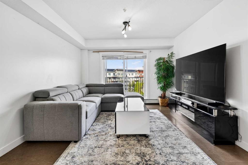 2303-302 Skyview Ranch Drive Ne, Calgary, AB - Indoor Photo Showing Living Room
