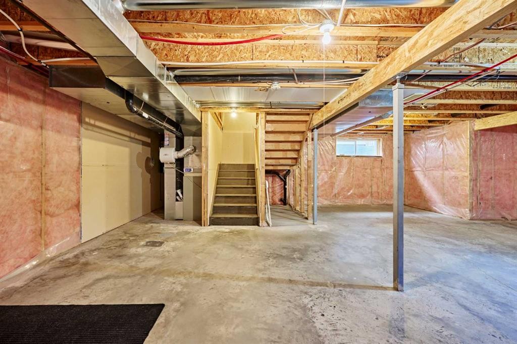 383 Prestwick Close Se, Calgary, AB - Indoor Photo Showing Basement
