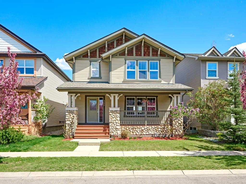 383 Prestwick Close Se, Calgary, AB - Outdoor With Deck Patio Veranda With Facade