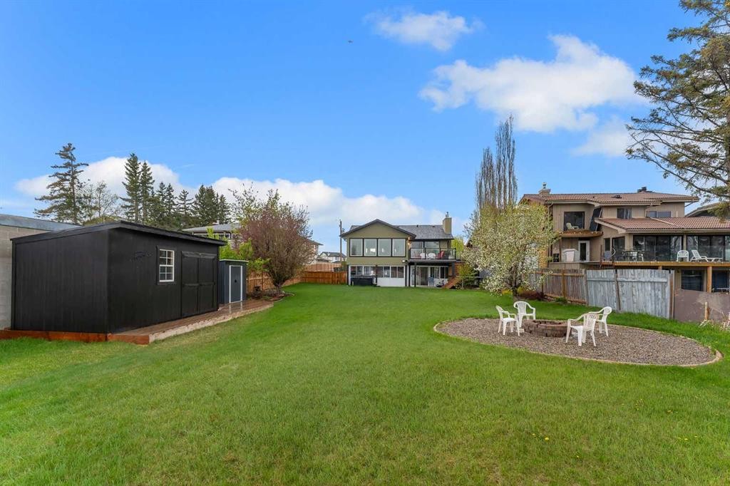 760 West Chestermere Drive, Chestermere, AB - Outdoor With Backyard