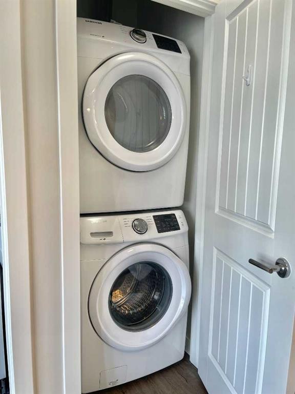 302-100 Auburn Meadows Common Se, Calgary, AB - Indoor Photo Showing Laundry Room