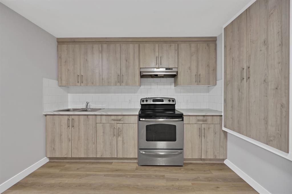 288 Saddlemead Road Ne, Calgary, AB - Indoor Photo Showing Kitchen With Double Sink