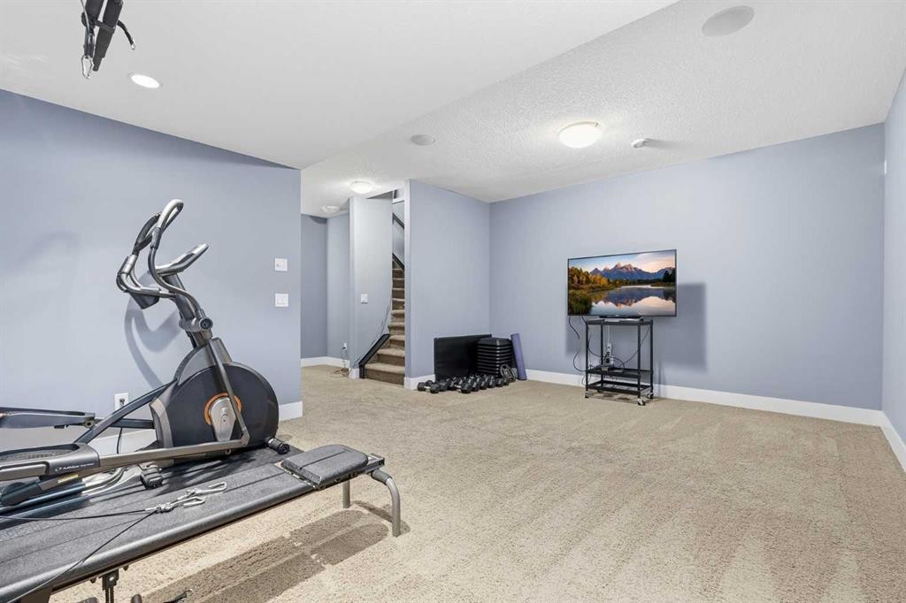 314 30 Avenue Ne, Calgary, AB - Indoor Photo Showing Gym Room