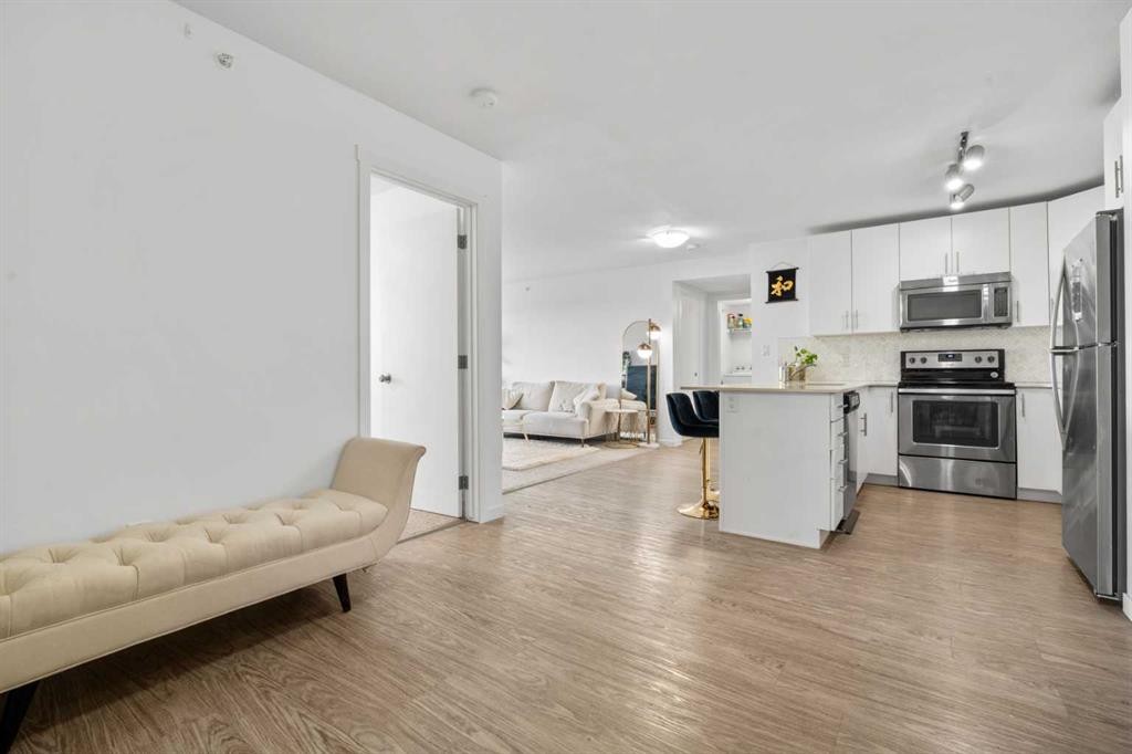 3402-181 Skyview Ranch Manor Ne, Calgary, AB - Indoor Photo Showing Kitchen With Stainless Steel Kitchen
