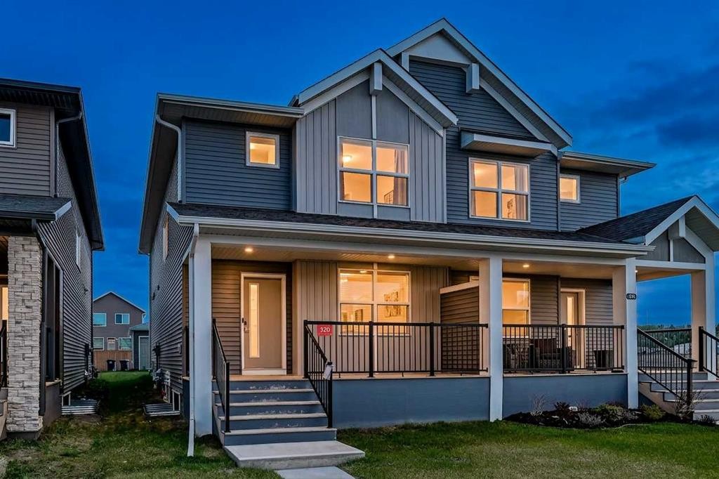 326 Creekside Boulevard Sw, Calgary, AB - Outdoor With Deck Patio Veranda With Facade