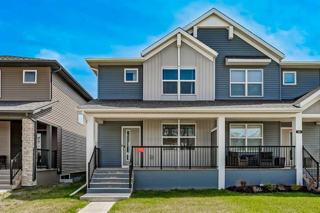 326 Creekside Boulevard Sw, Calgary, AB - Outdoor With Deck Patio Veranda With Facade