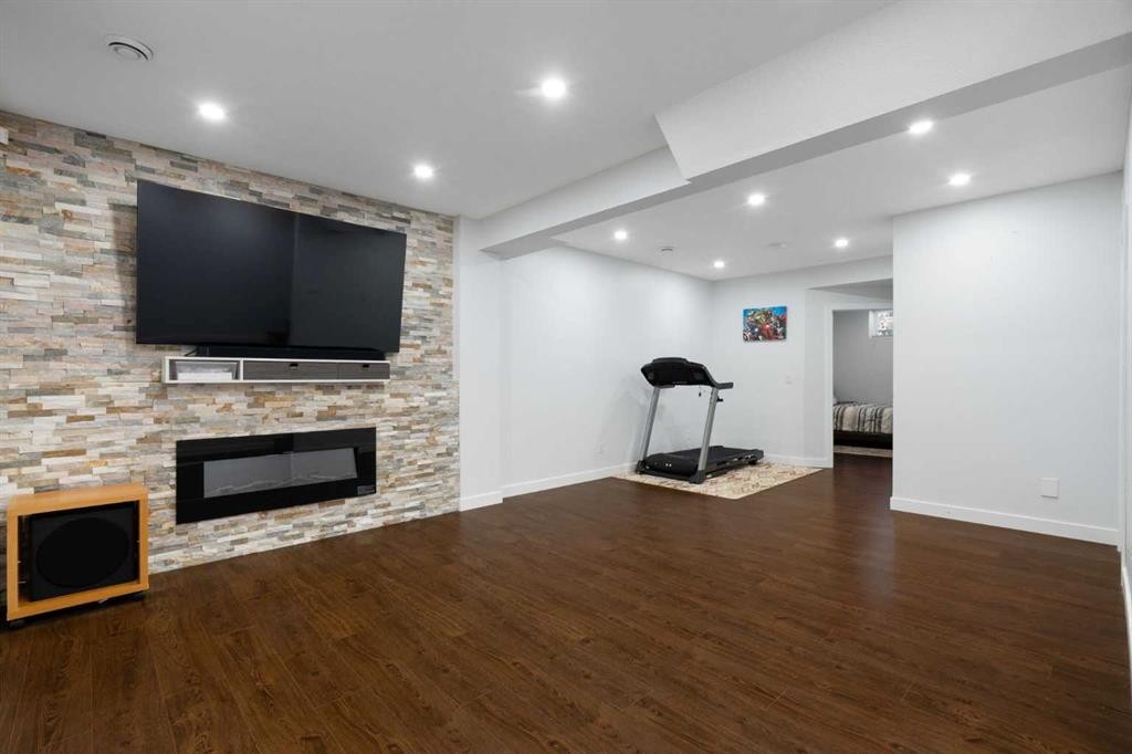 280 Cornerstone Passage Ne, Calgary, AB - Indoor With Fireplace