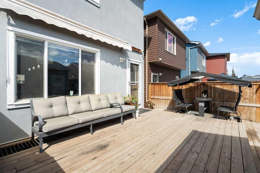 280 Cornerstone Passage Ne, Calgary, AB - Outdoor With Deck Patio Veranda With Exterior