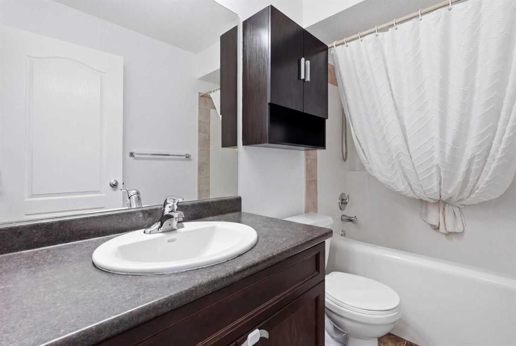 400-8 Bayside Place, Strathmore, AB - Indoor Photo Showing Bathroom