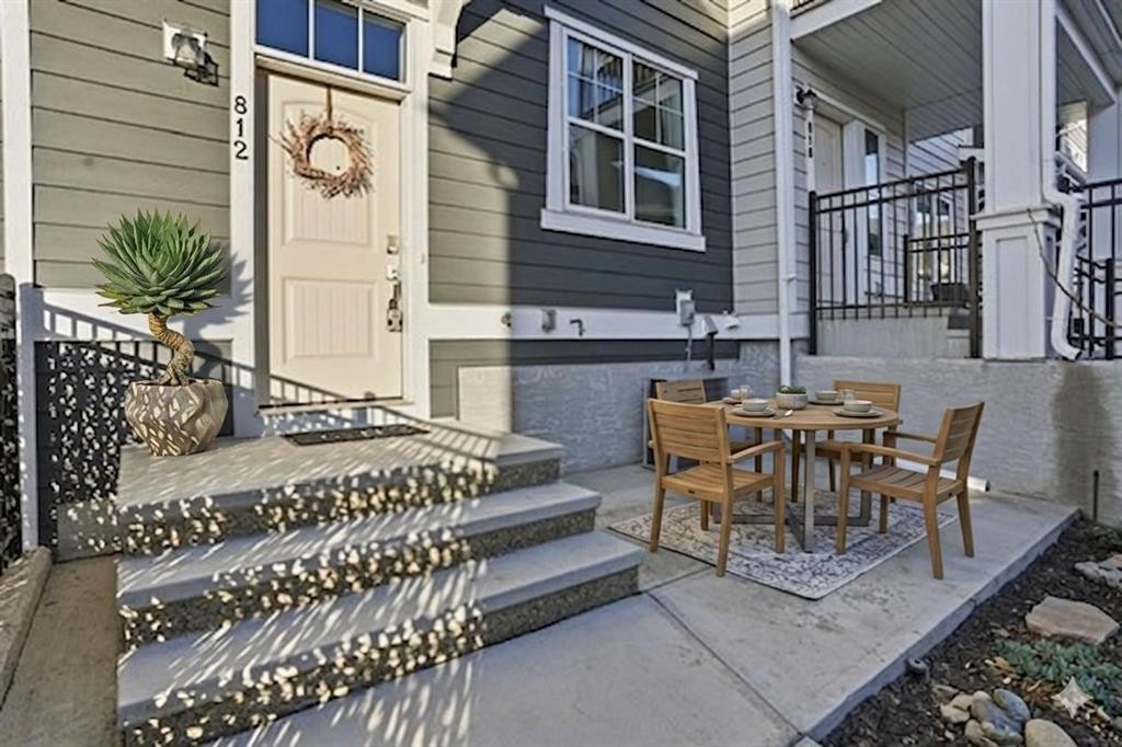 812 Cranbrook Walk Se, Calgary, AB - Outdoor With Deck Patio Veranda