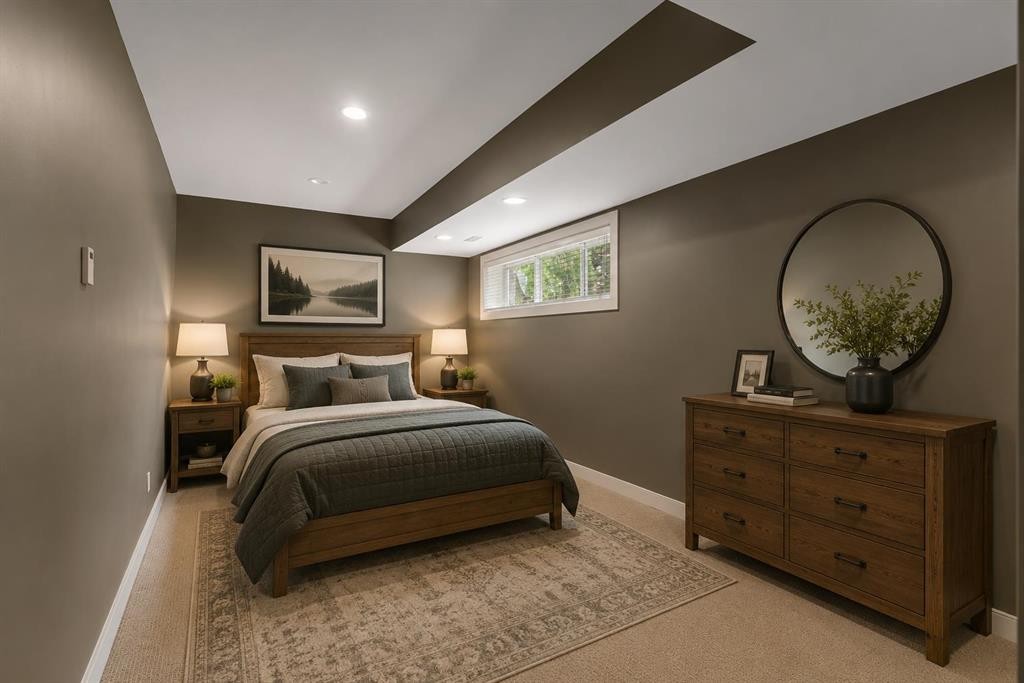 19 Coach Gate Way Sw, Calgary, AB - Indoor Photo Showing Bedroom