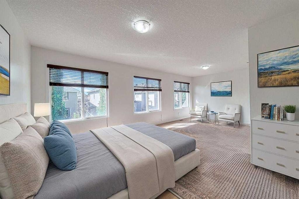 106 Sage Meadows Way Nw, Calgary, AB - Indoor Photo Showing Bedroom
