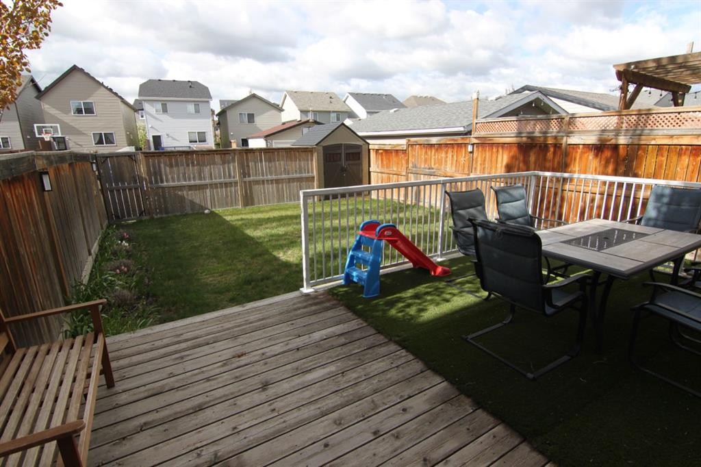 2064 New Brighton Grove Se, Calgary, AB - Outdoor With Deck Patio Veranda With Exterior